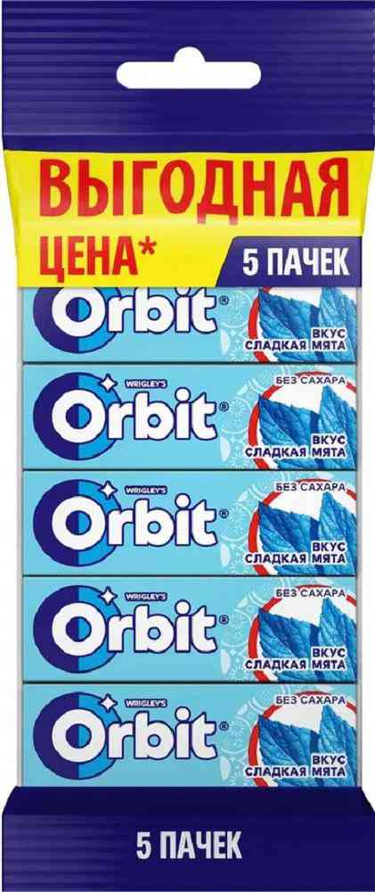 Жевательная резинка Orbit Сладкая мята без сахара