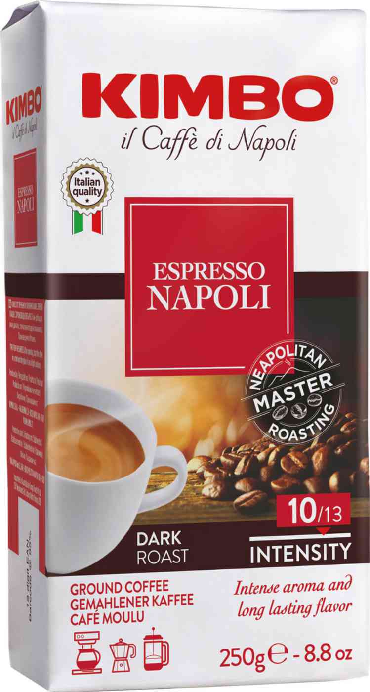 Кофе молотый Kimbo Espresso Napoletano натуральный жареный