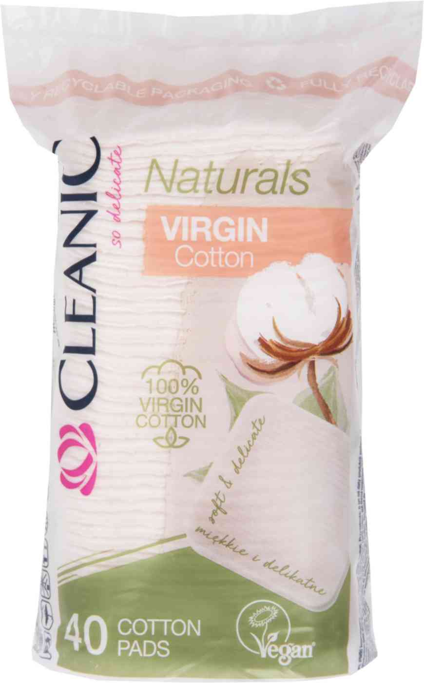 Ватные диски квадратные Cleanic Naturals Virgin Cotton