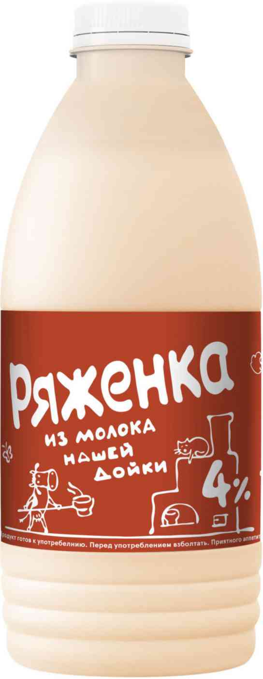 Ряженка из молока Нашей дойки 4%