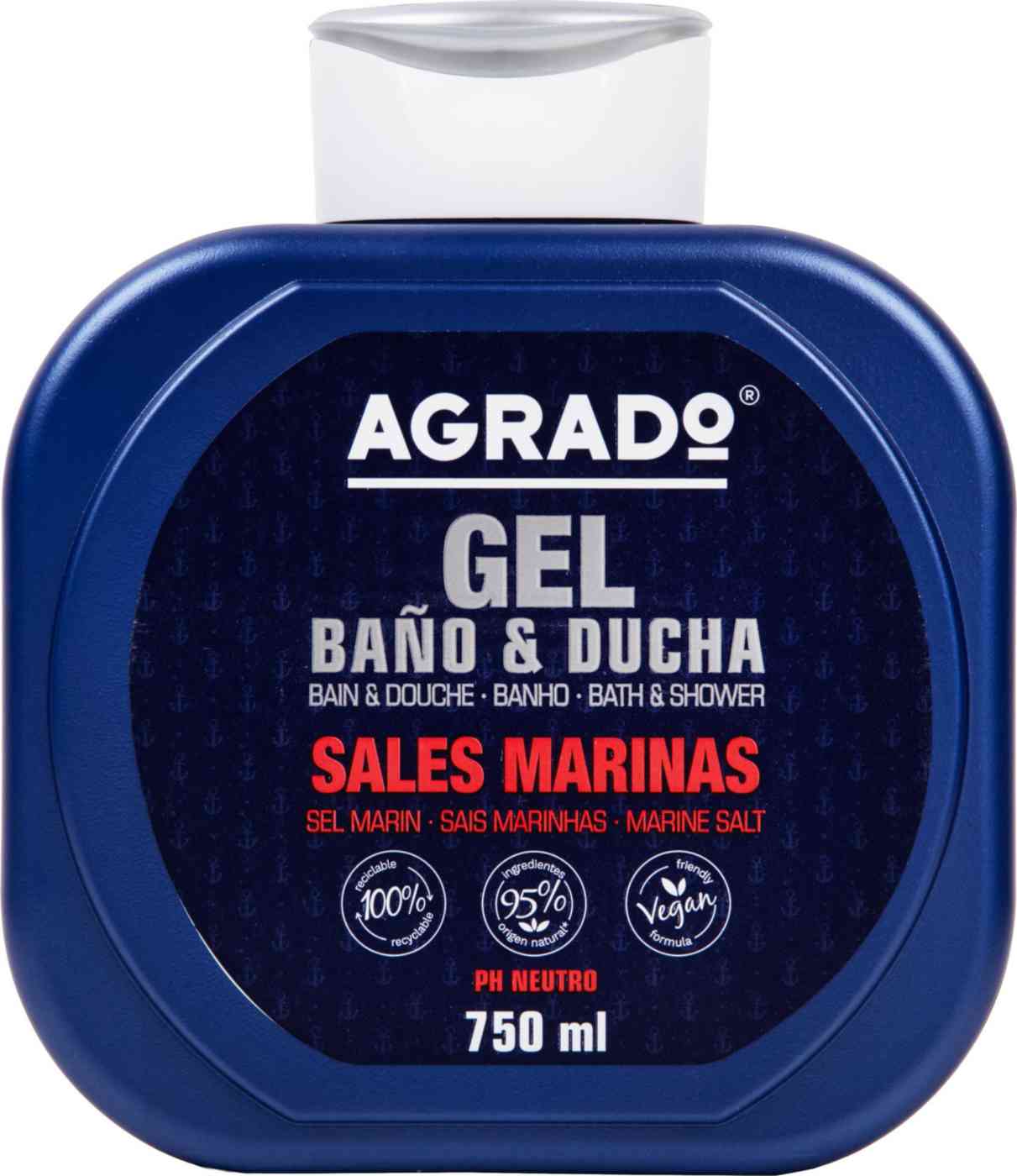 Гель для ванн и душа Agrado Marine Salts