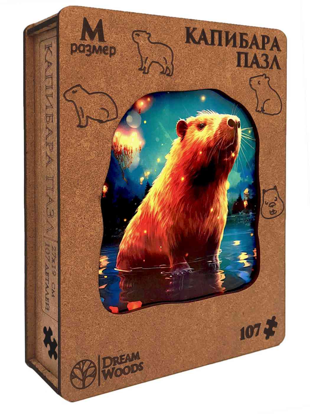 Пазл фигурный Dream Woods Капибара