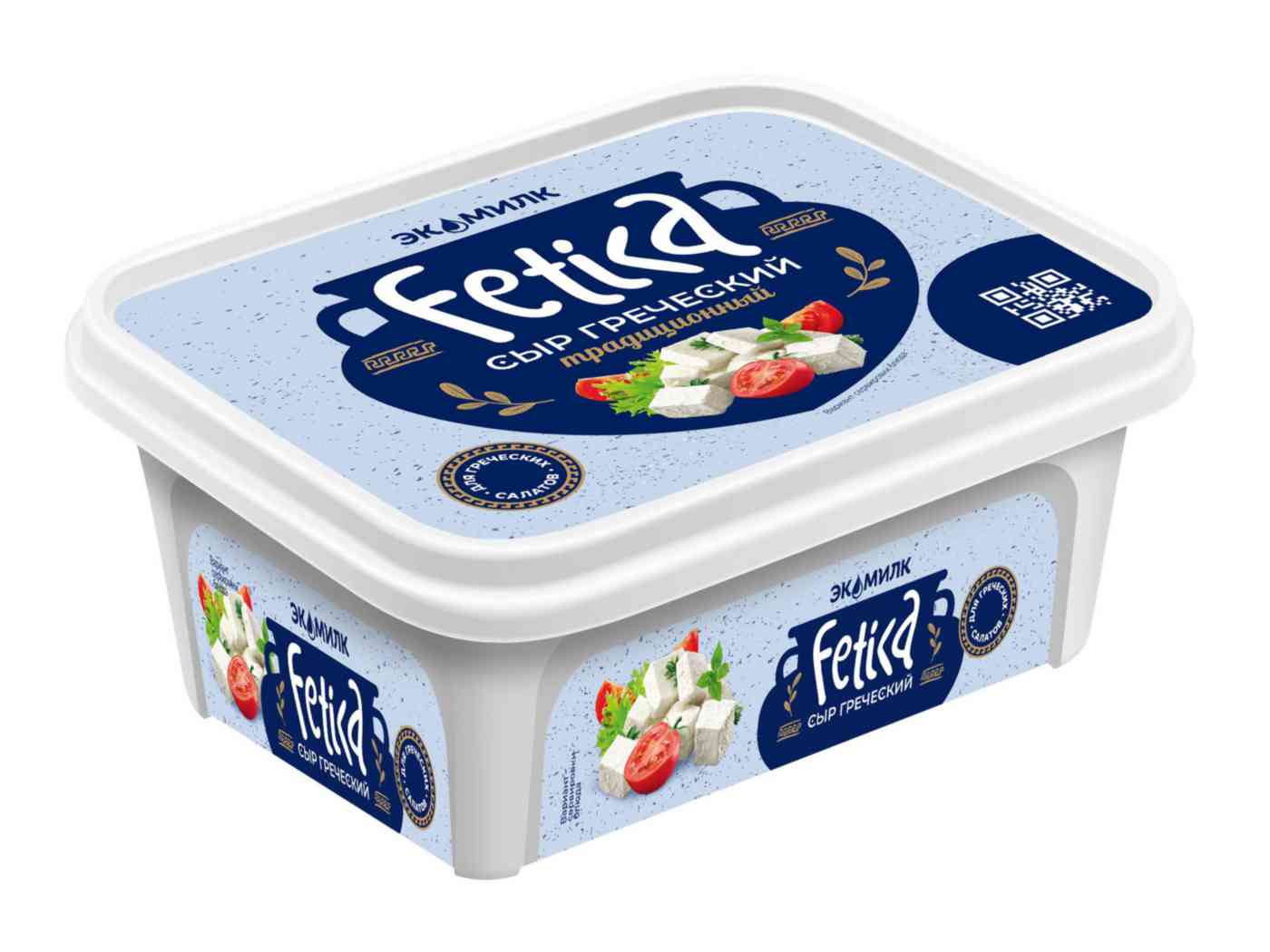 Сыр мягкий рассольный Экомилк Fetica Греческий традиционный
