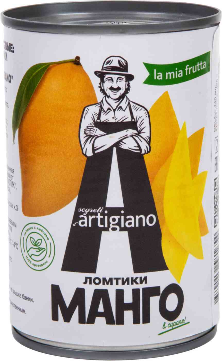 Манго Artigiano ломтики в сиропе