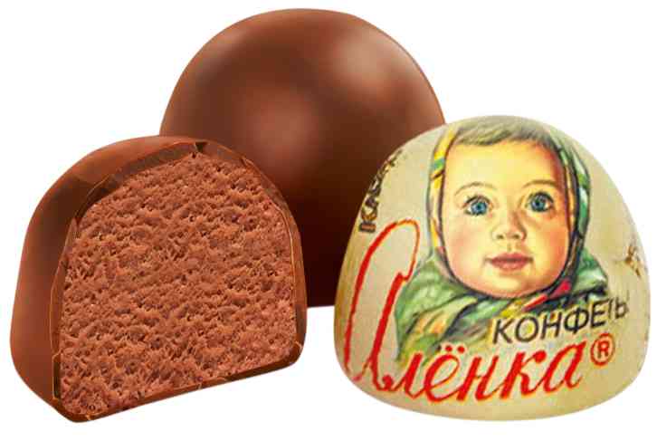 Конфеты Алёнка крем-брюле купол Красный Октябрь