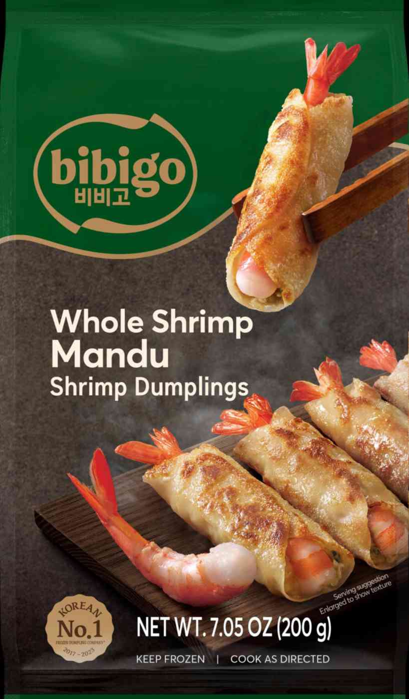 Дамплинги Bibigo с цельной креветкой