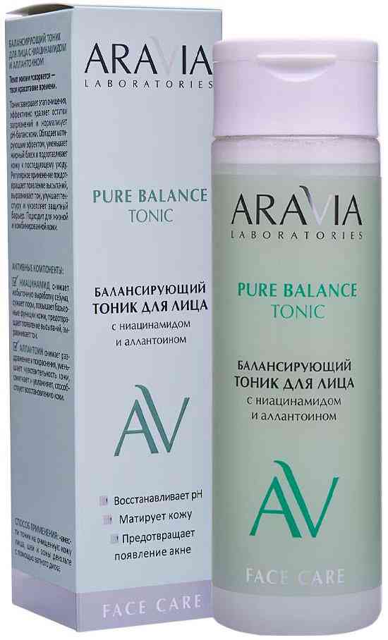 Тоник для лица Aravia Laboratories балансирующий с ниацинамидом и аллантоином