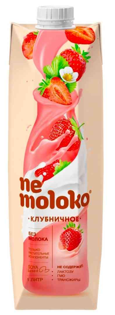 Напиток соевый Nemoloko клубничный