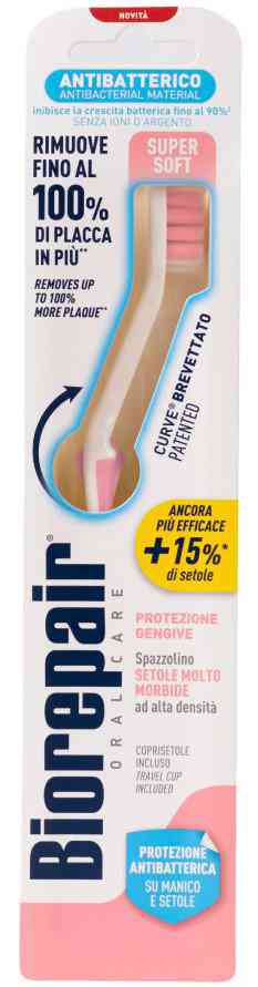 Зубная щетка для ухода за деснами Biorepair Curve Protezione Gengive