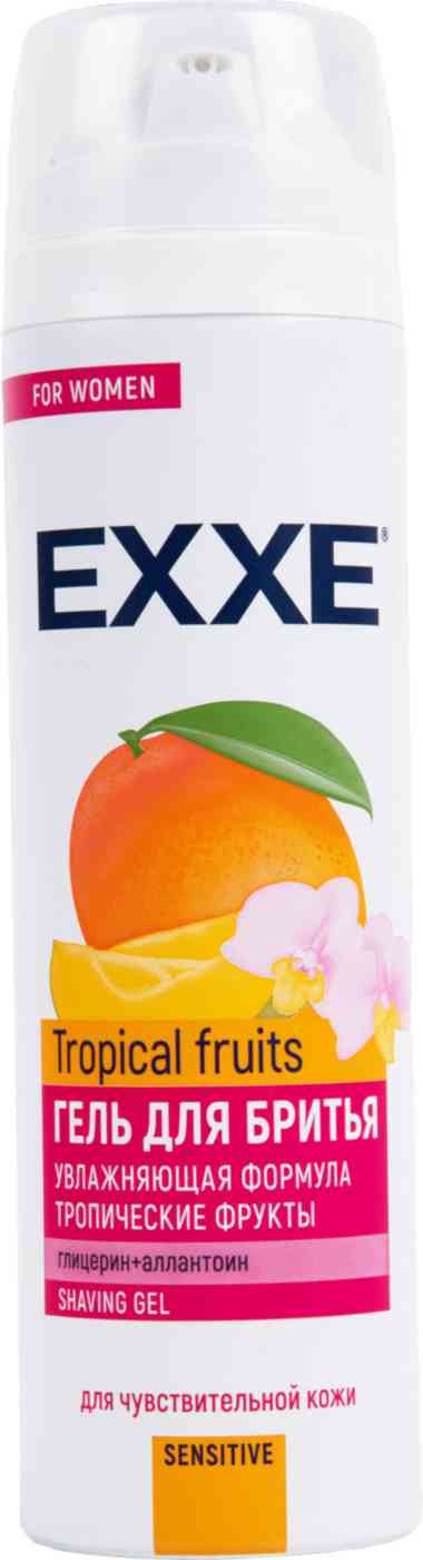 Гель для бритья Exxe для чувствительной кожи Tropical Fruits
