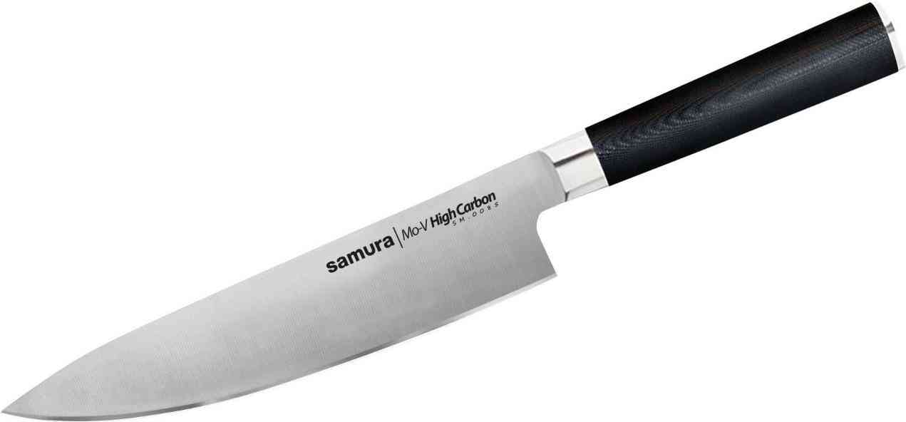 Нож кухонный Samura Mo-V Шеф с композитной рукоятью