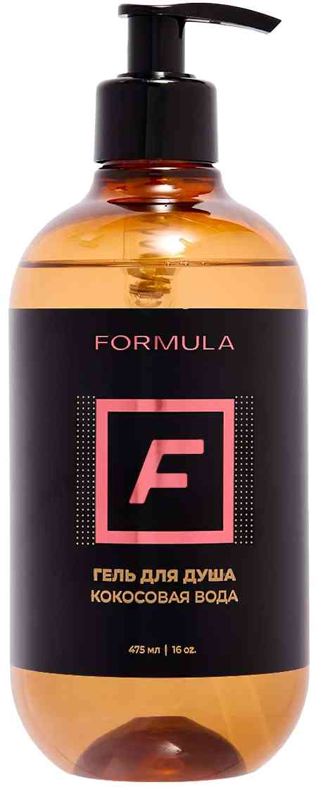 Гель для душа F Formula кокосовая вода