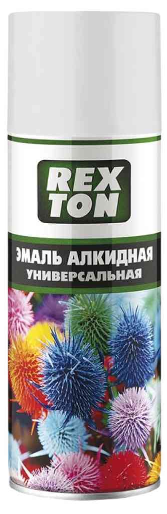 Эмаль алкидная универсальная белая глянцевая REXTON