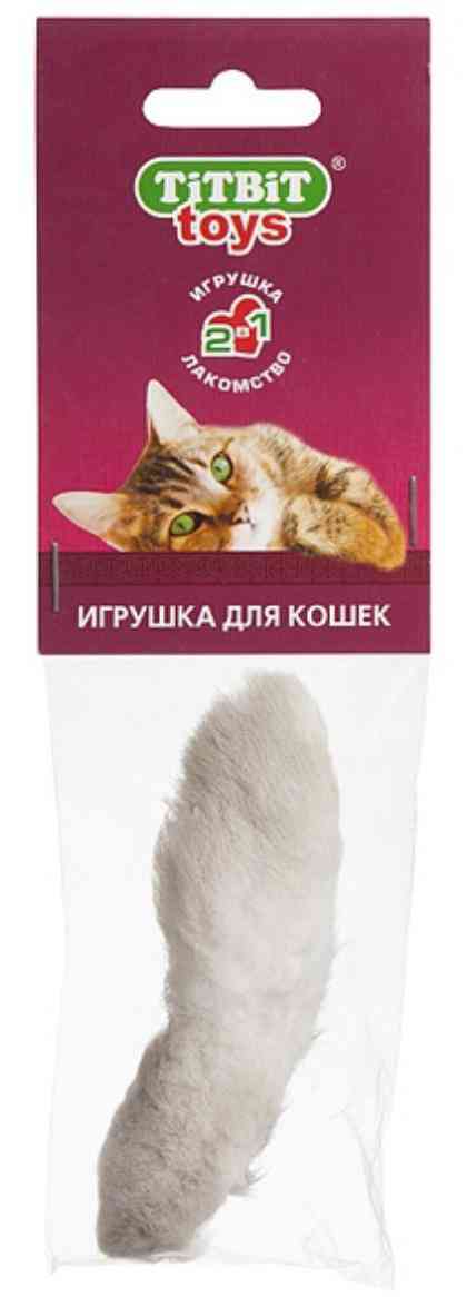 Игрушка-лакомство для кошек TiTBiT 2в1 Лапка пушистая
