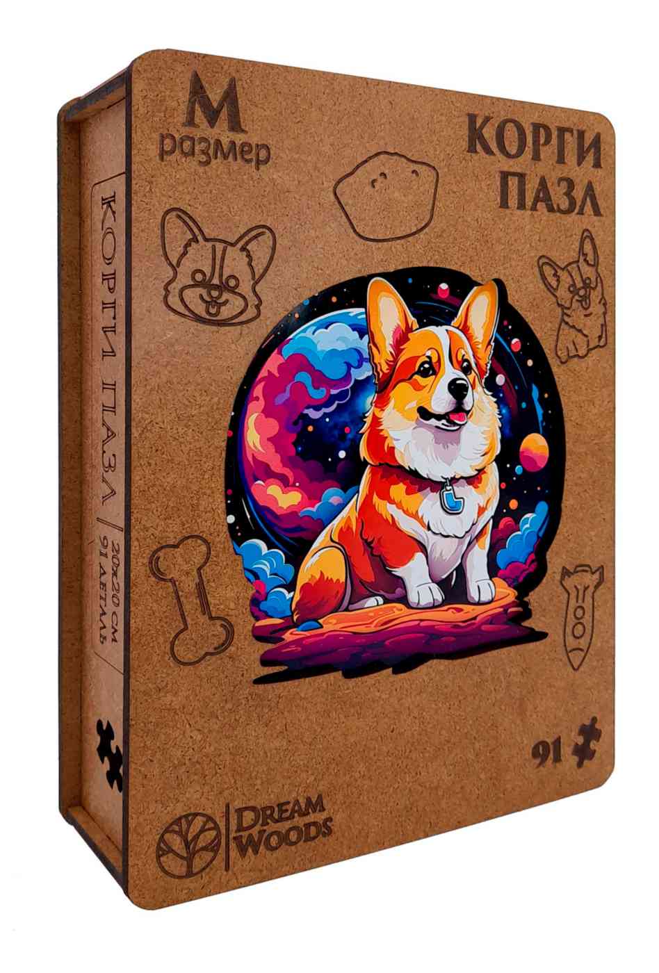Пазл фигурный Dream Woods Корги