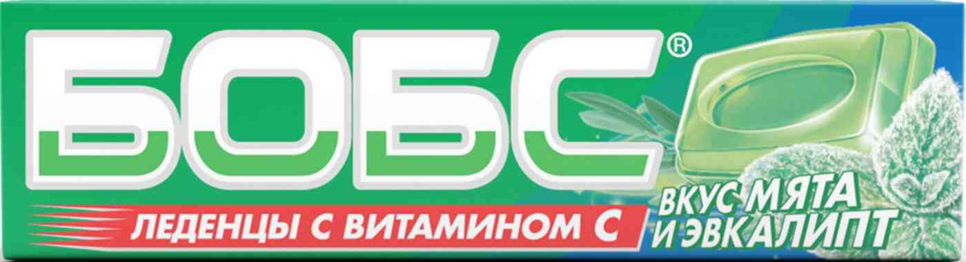 Карамель леденцовая Бобс мята-эвкалипт