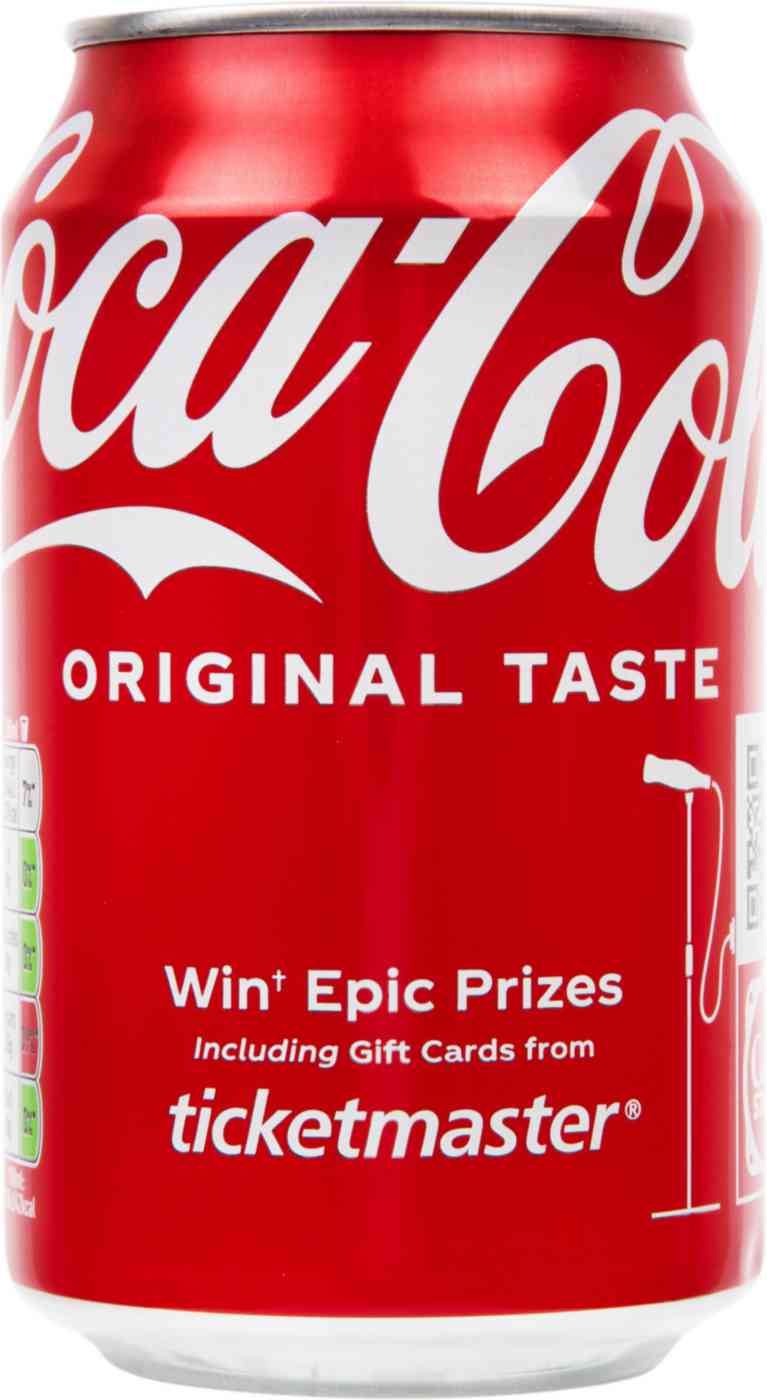 Напиток Coca-Cola в банке