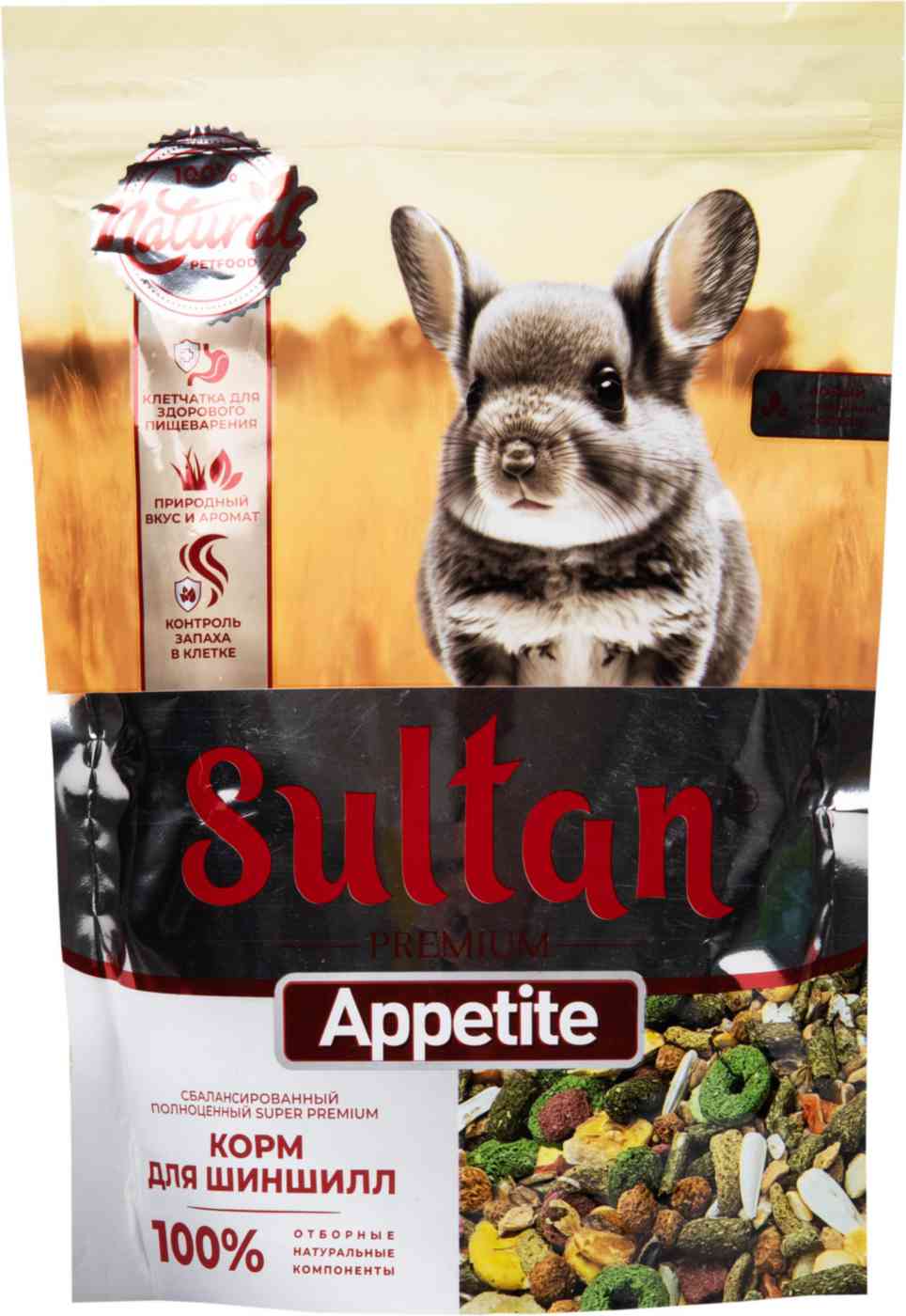 Корм для шиншилл Sultan Appetite