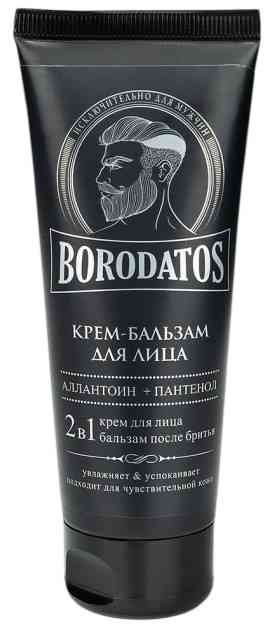 Крем-бальзам после бритья 2в1 Borodatos аллантоин-пантенол