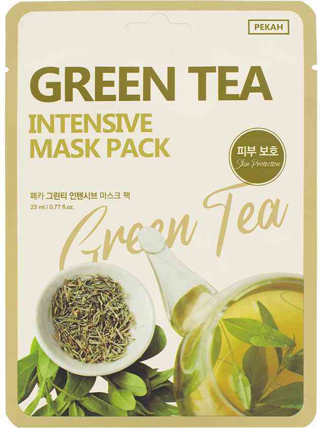 Маска для лица тканевая Pekah Green Tea