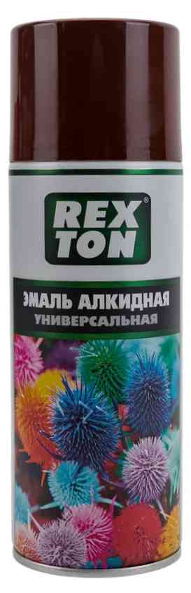 Эмаль алкидная универсальная коричневая REXTON