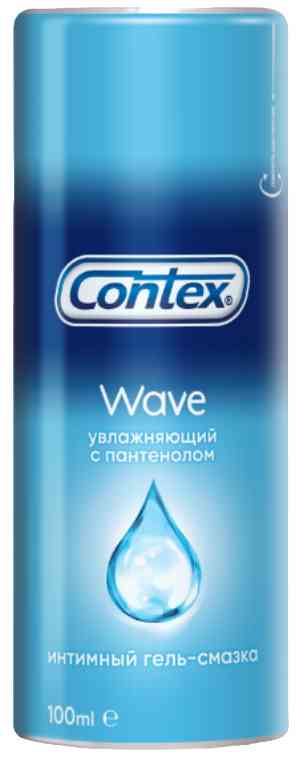 Гель-смазка интимный увлажняющий Contex Wave с пантенолом