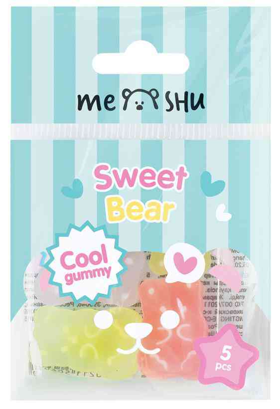 Набор ластиков MeShu Candy bear в ассортименте