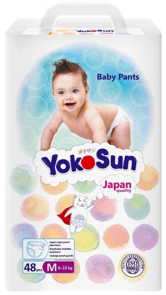 Подгузники-трусики YokoSun M (6-10кг)