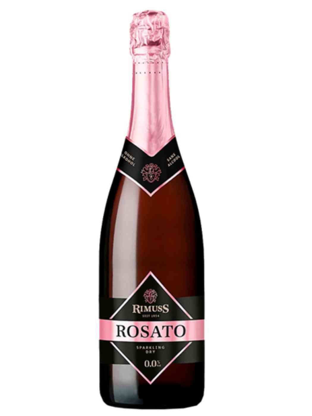 Вино безалкогольное игристое Rimuss Rosato розовое сухое