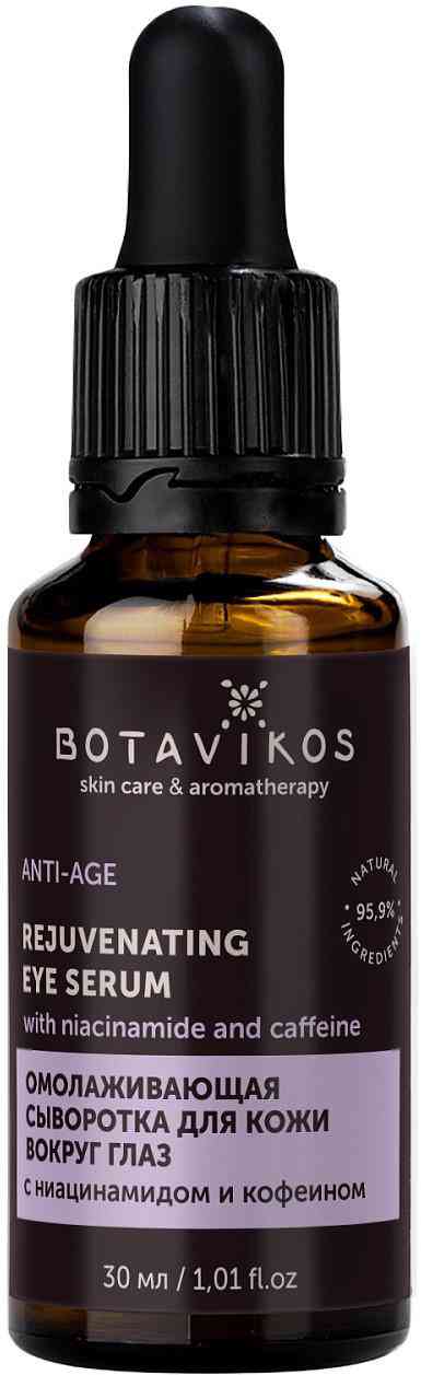 Сыворотка для кожи вокруг глаз Botavikos Anti-Age омолаживающая с ниацинамидом и кофеином