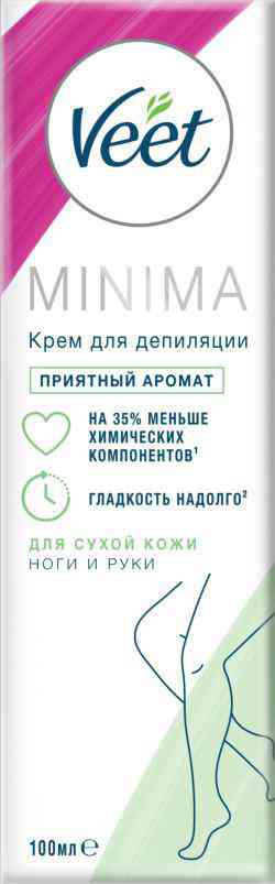 Крем для депиляции Veet Minima для сухой кожи