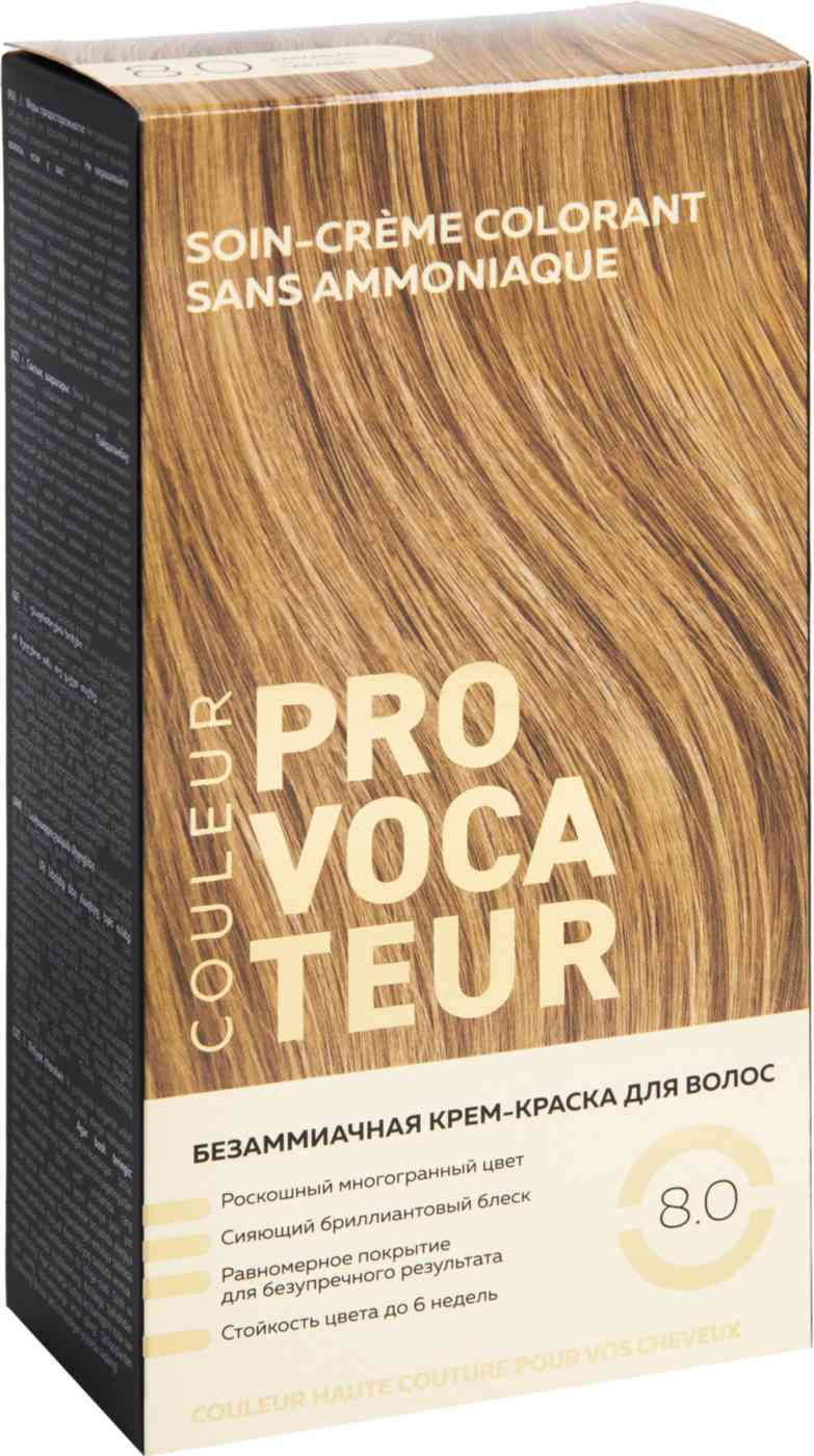 Крем-краска для волос Provocateur 8.0 Карамель без аммиака