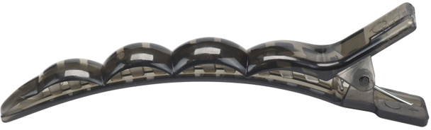 Зажимы для волос DEWAL BEAUTY DBCH49black/transparent