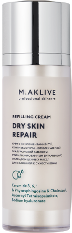 M.Aklive Refilling Cream Dry Skin Repair 11014819