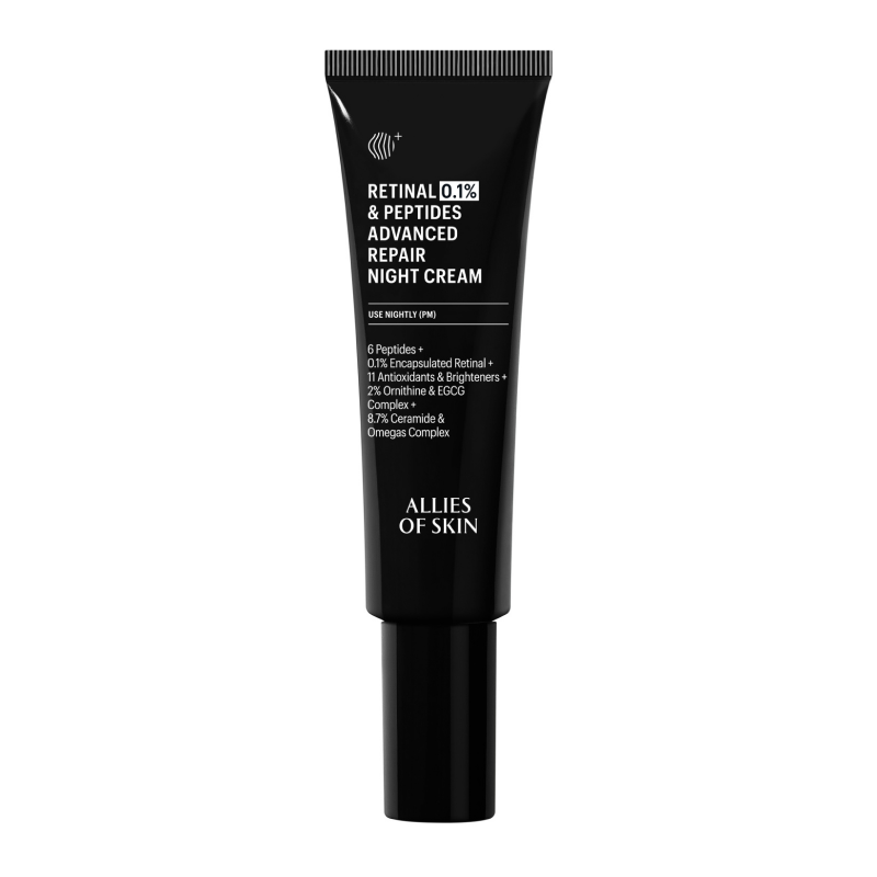 Allies of Skin 0,1% Retinal & Peptides Advanced Repair Night Cream 14073941