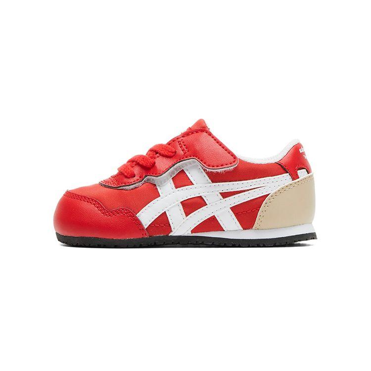Onitsuka Tiger Serrano Легкие Скользкие Прочные Низкие Ходячие Ботинки Детская обувь 1184A083-600 19.5 red
