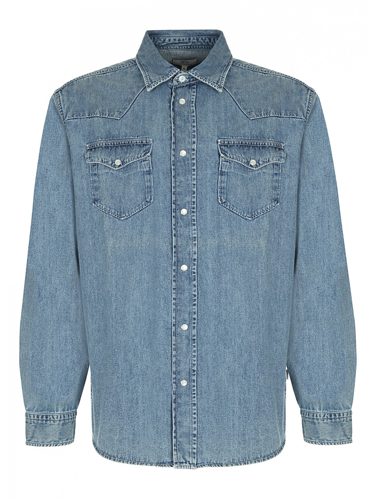 Джинсовая рубашка мужская Denim Shirt WOOLRICH CFWOSI0099MRUT3347