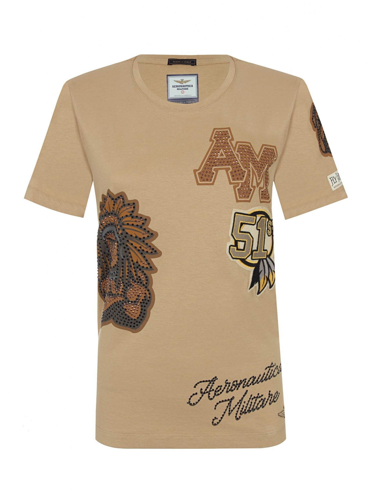 Футболка женская Indians AERONAUTICA MILITARE TS2397DJ638