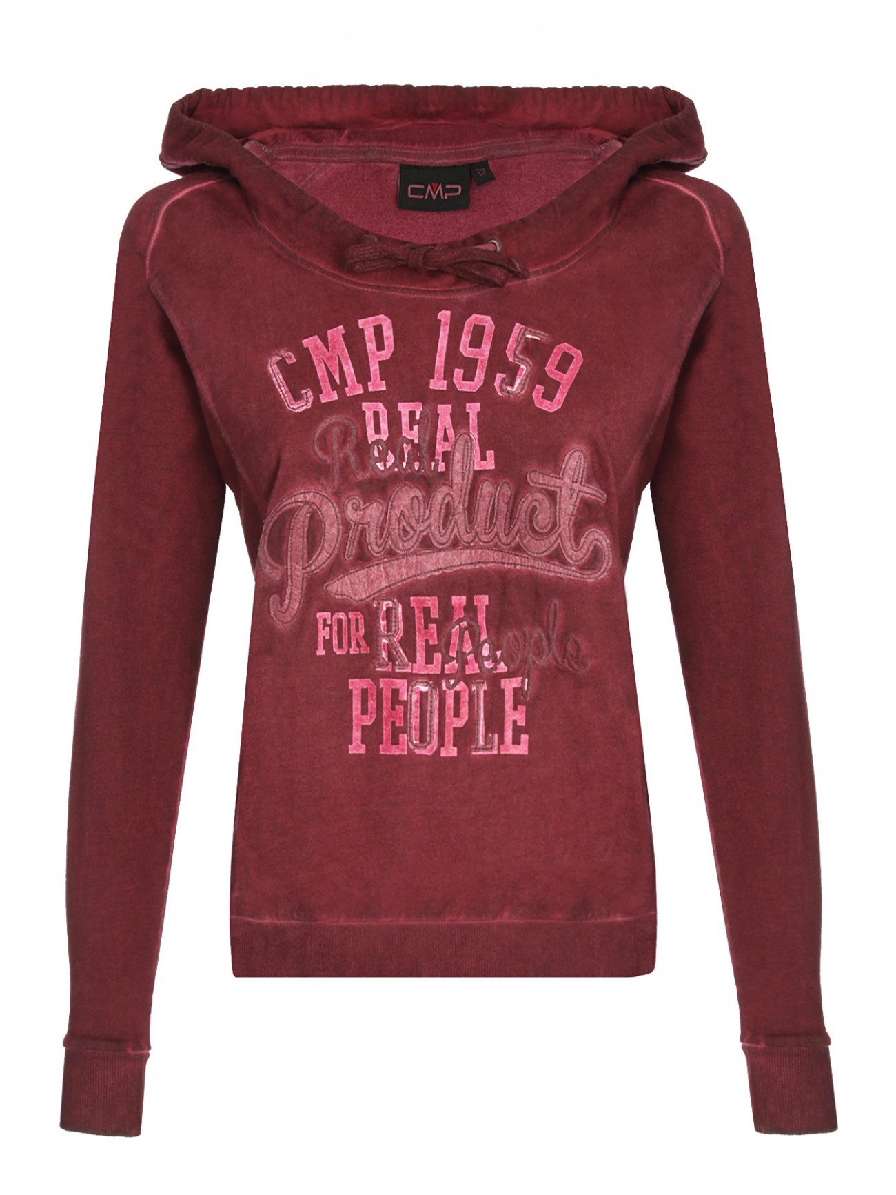 Худи женское WOMAN  SWEAT FI CAMPAGNOLO с начесом CMP (Campagnolo) 3D45146