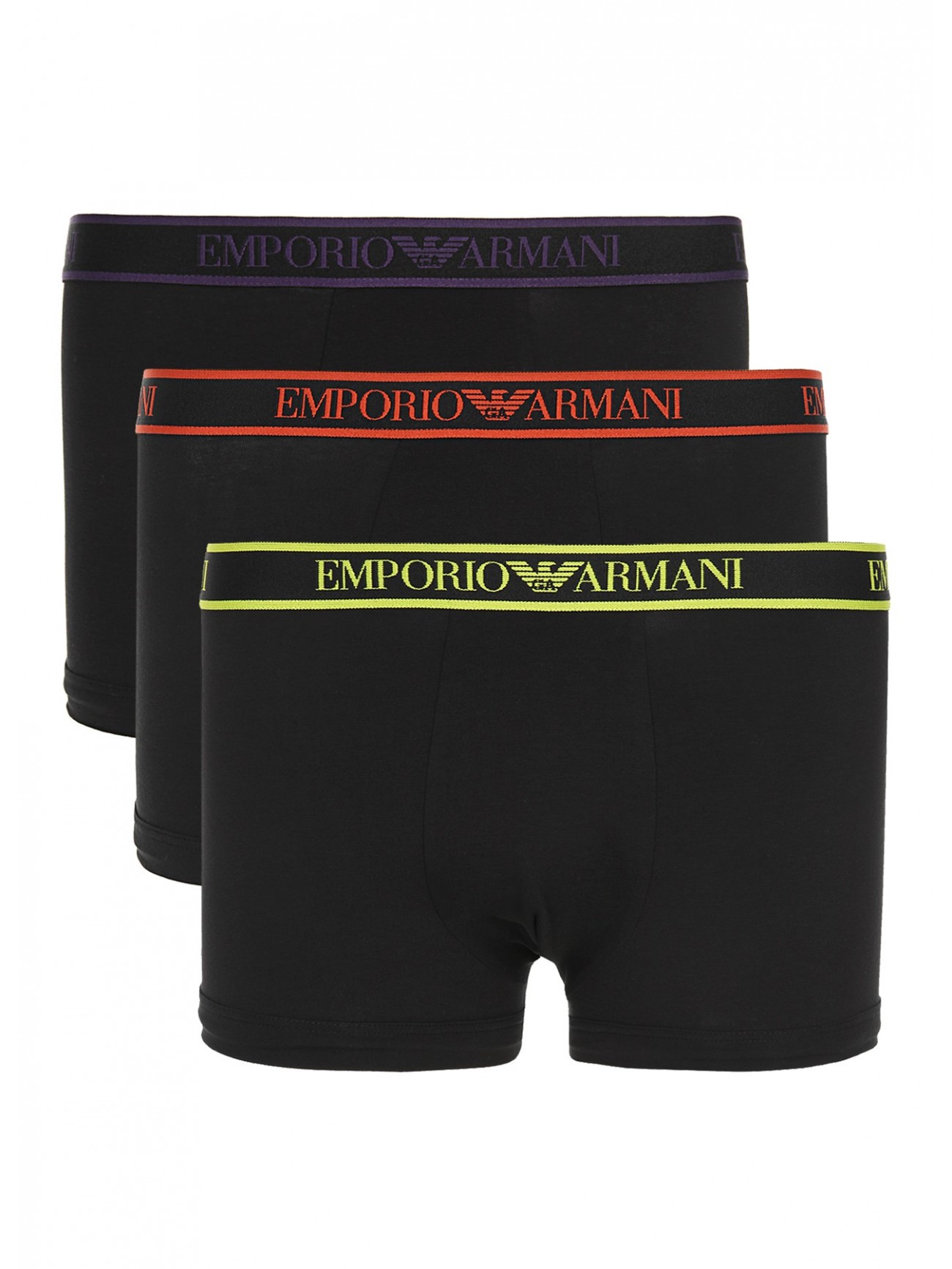 Трусы мужские 3-Pack Trunk EA UNDERWEAR Emporio Armani 1113573F717