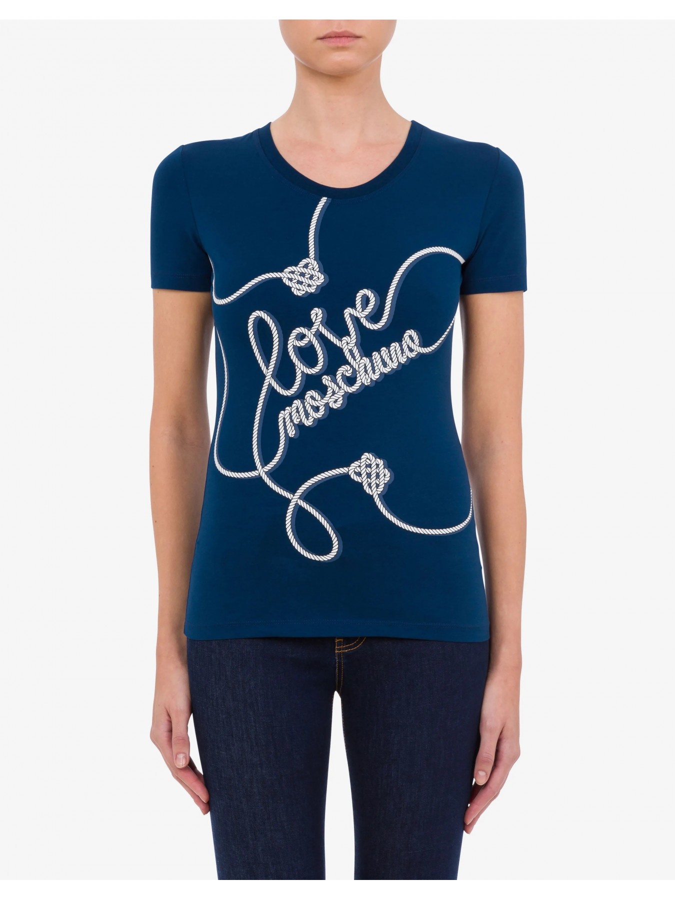 Футболка женская  LOVE MOSCHINO W4H1939E1951