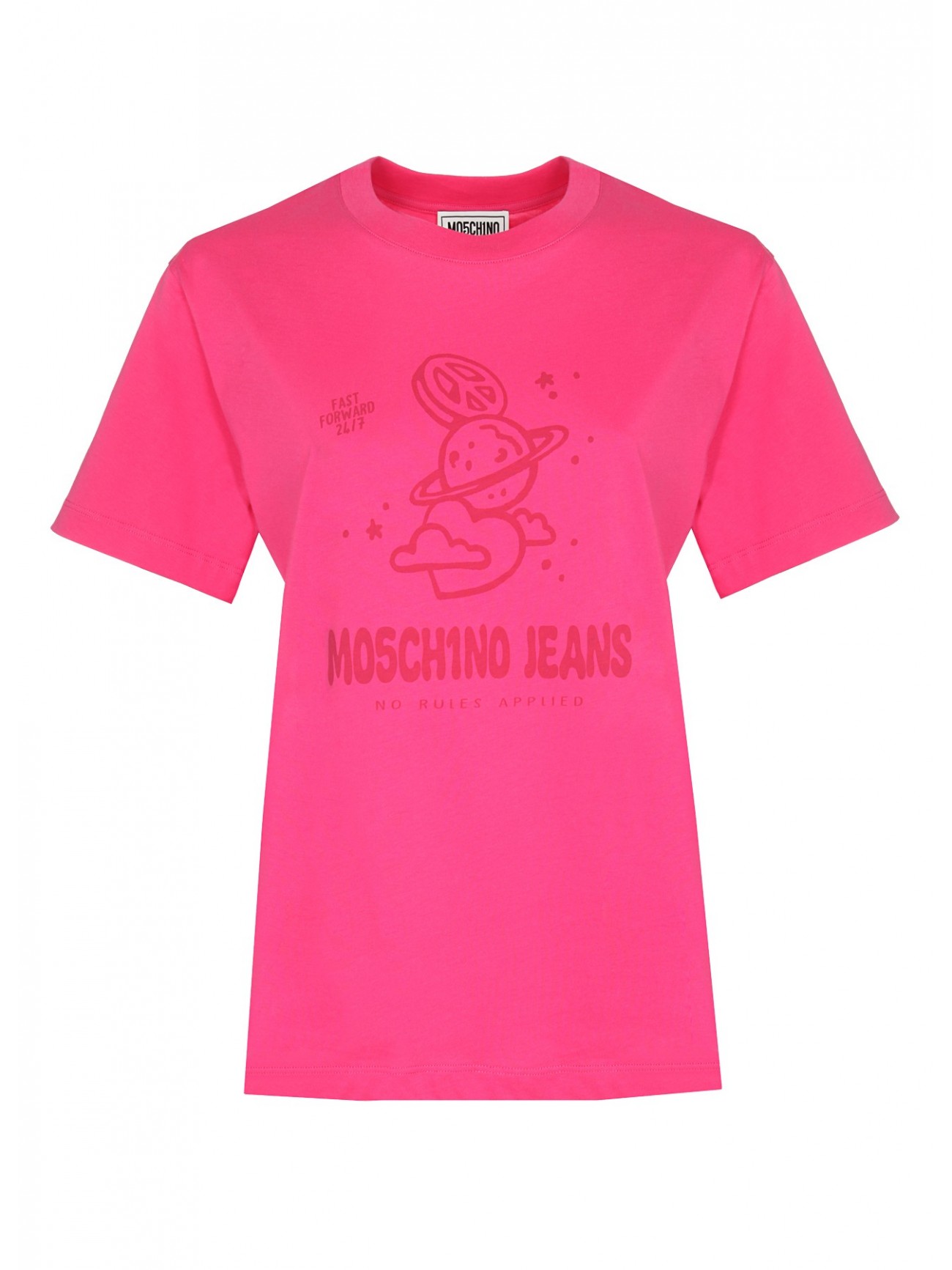 Футболка женская MO5CH1NO JEANS A07048733