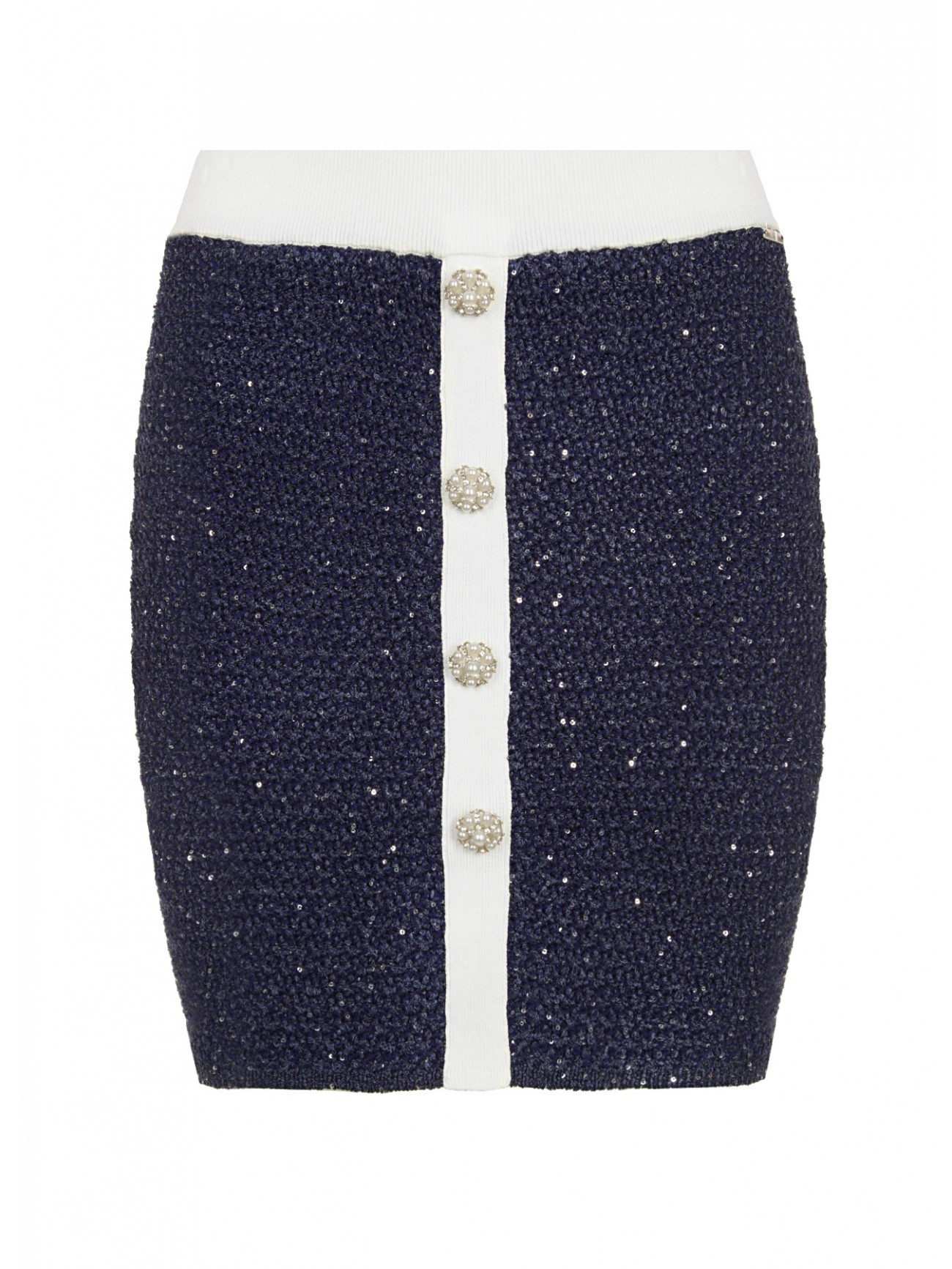 Юбка женская Gonna Maglia Mini Texture LIU JO MA4131MA55N