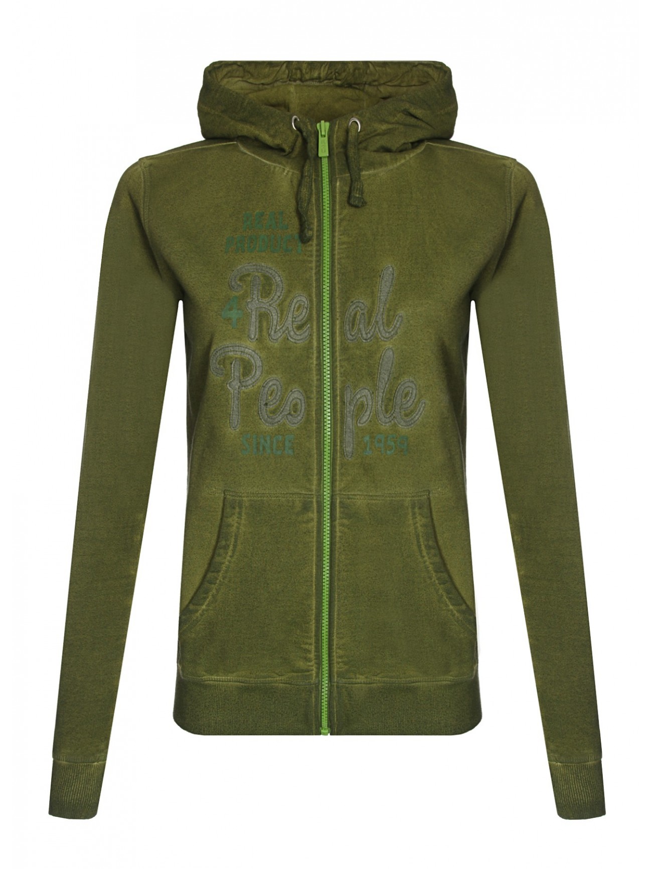 Толстовка женская хлопковая WOMAN JACKET FI CAMPAGNOLO с начесом CMP (Campagnolo) 3D45246