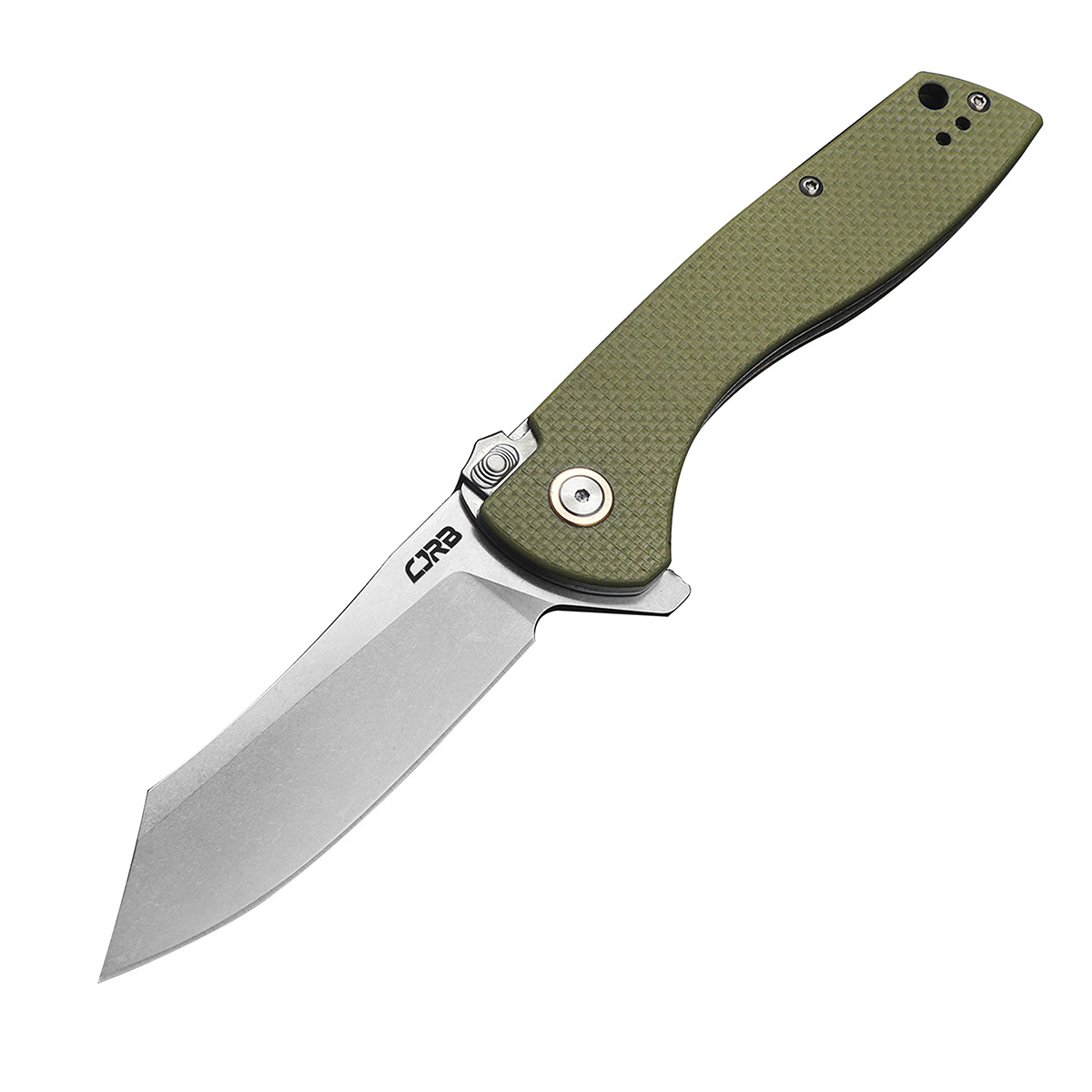 Складной нож CJRB Kicker, сталь AR-RPM9, рукоять G10, зеленый CJRB Cutlery