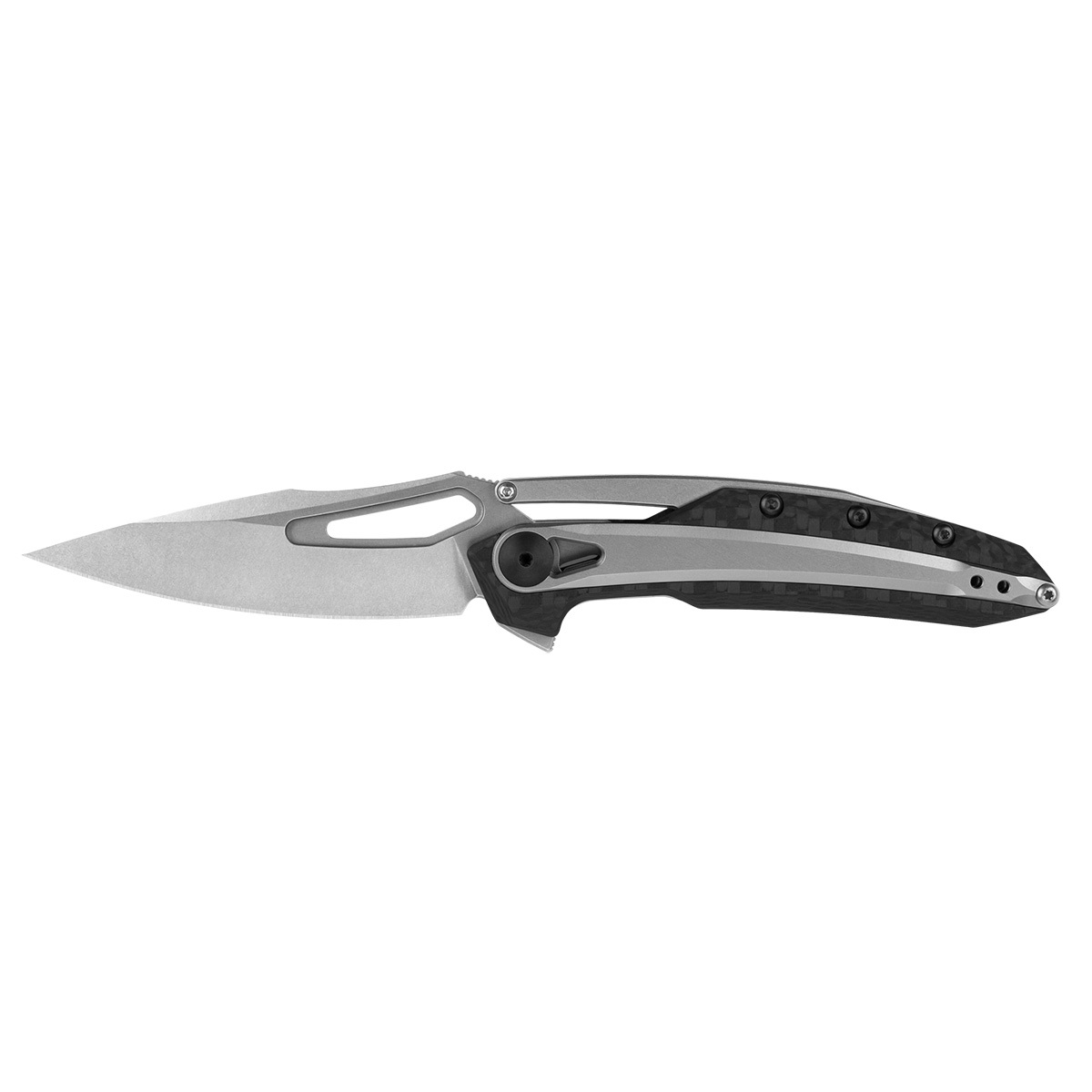 Складной нож Zero Tolerance 0990, сталь CPM-20CV, рукоять carbon fiber