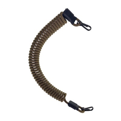 Страховочный шнур (тренчик) из паракорда с карабинами, Olive Original Paracord