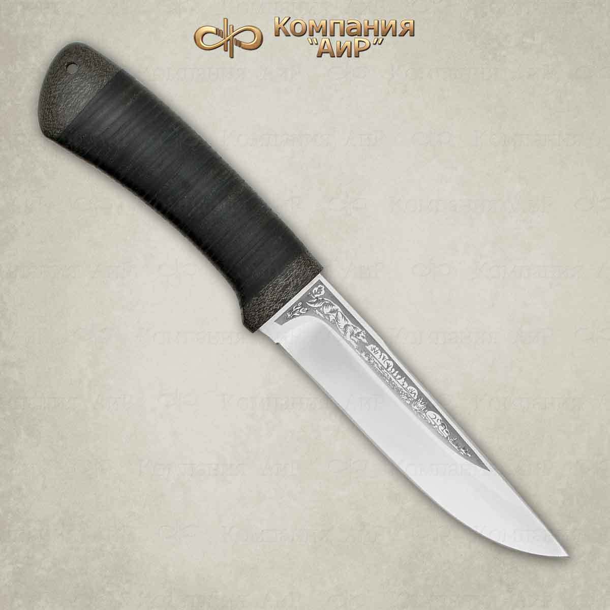Нож Лиса, кожа, 100х13м АиР