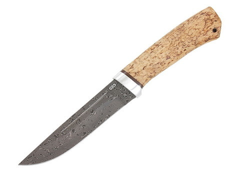 Нож АиР "Бекас", сталь ZD 0803, рукоять карельская береза, алюминий