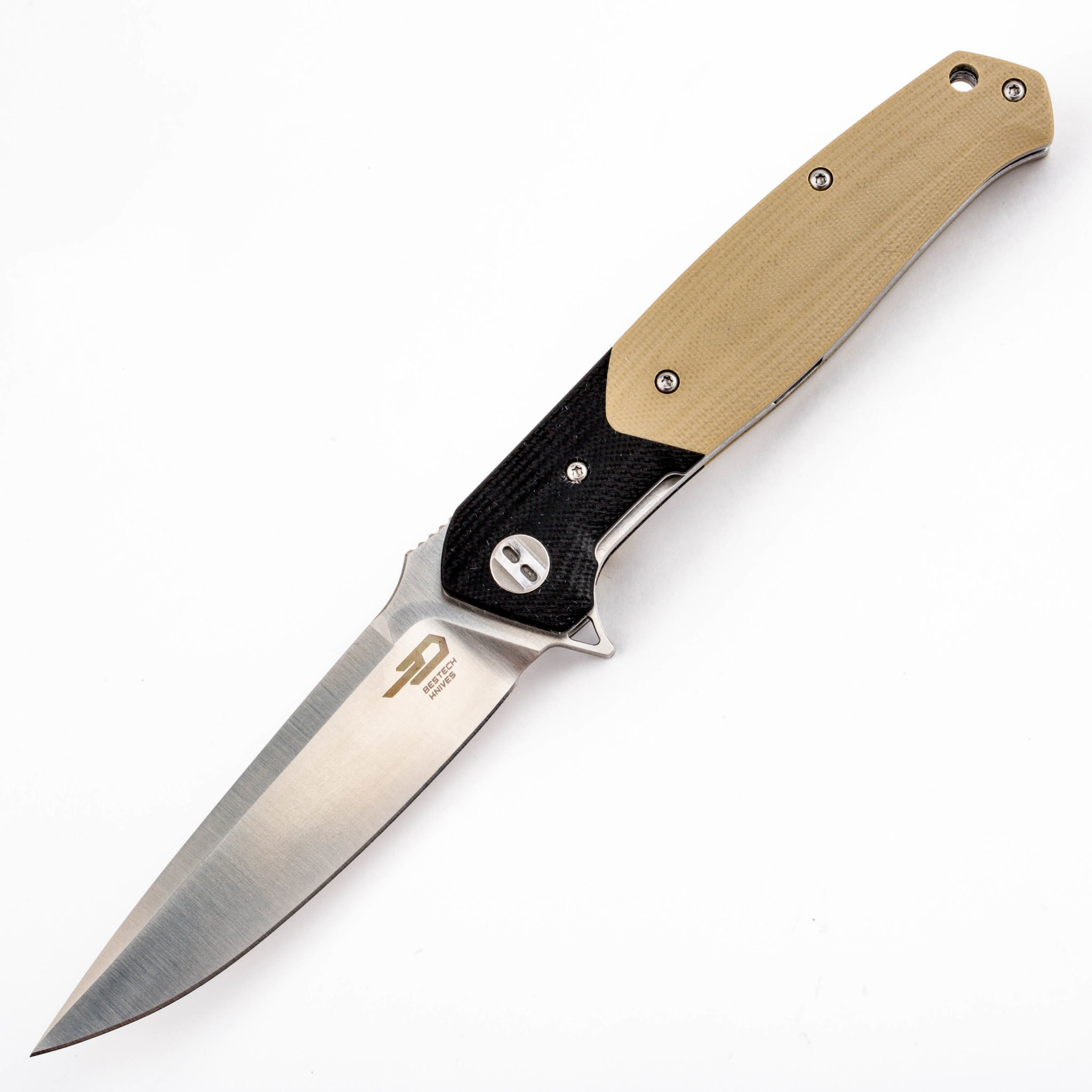 Складной нож Bestech Swordfish Песочный, D2 Bestech Knives